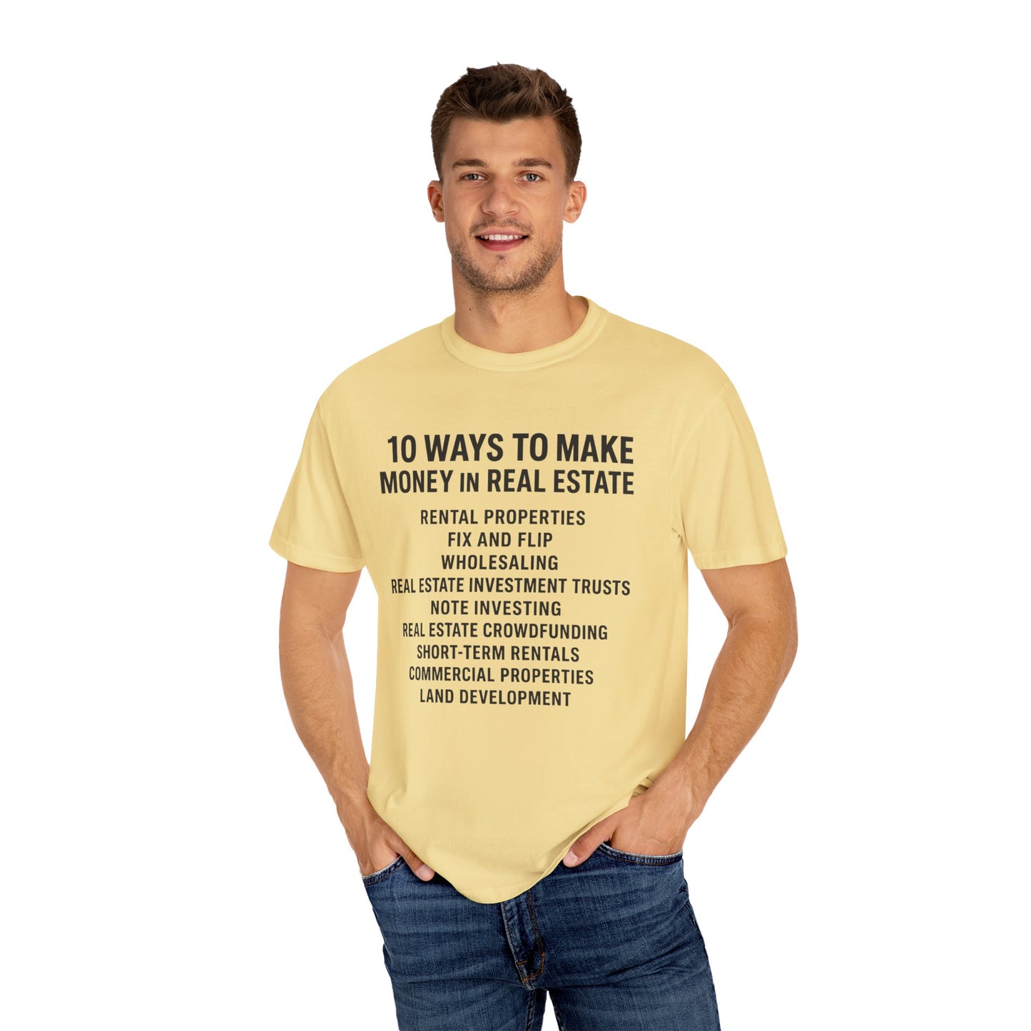 Real Estate Tips Unisex T-Shirt, Motivational Tee, Entrepreneur Gift, Money Making Shirt, Investing Humor Shirt