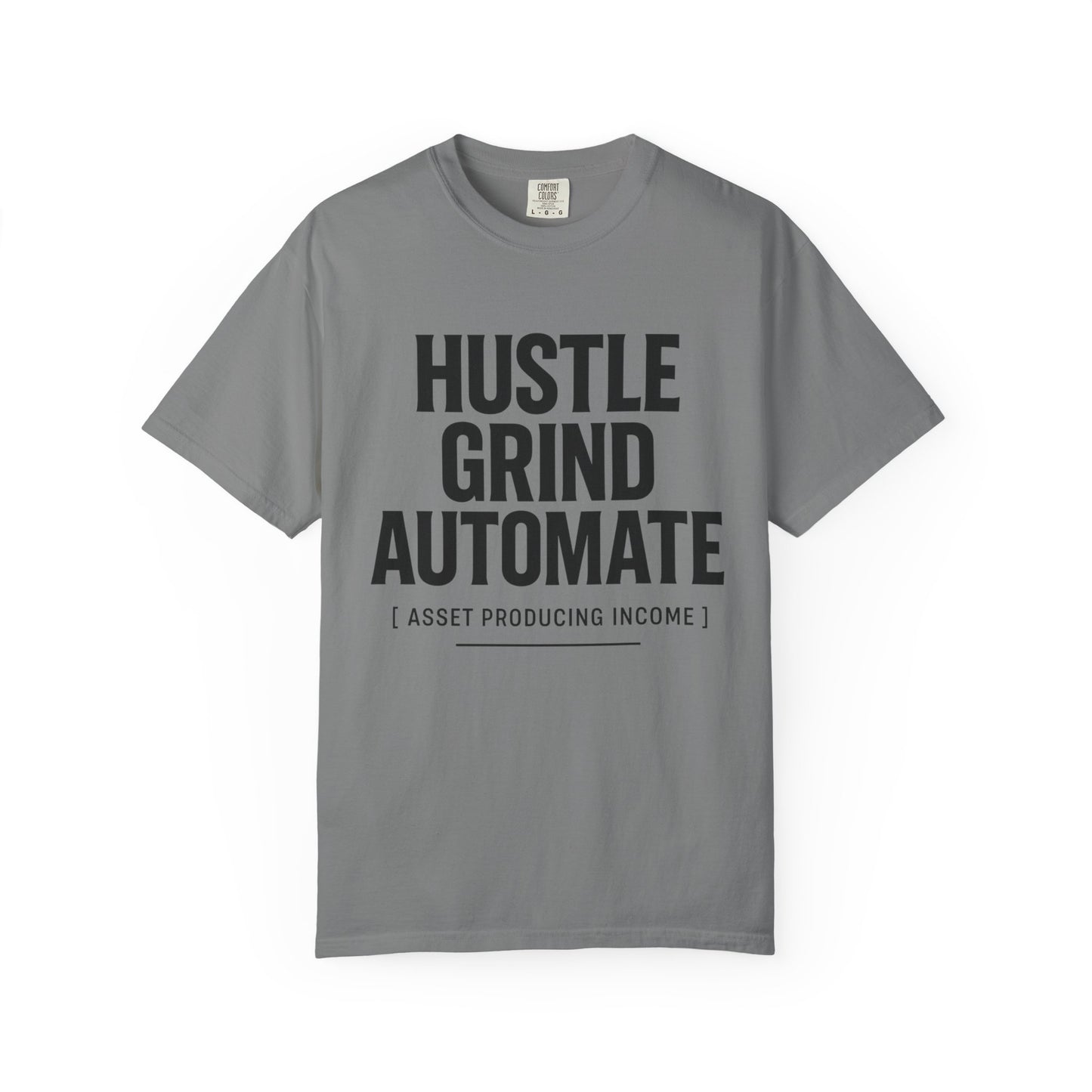 Motivational Unisex T-Shirt | Hustle Grind Automate, Inspirational Apparel, Casual Wear, Gift for Entrepreneurs, Hustler Outfit