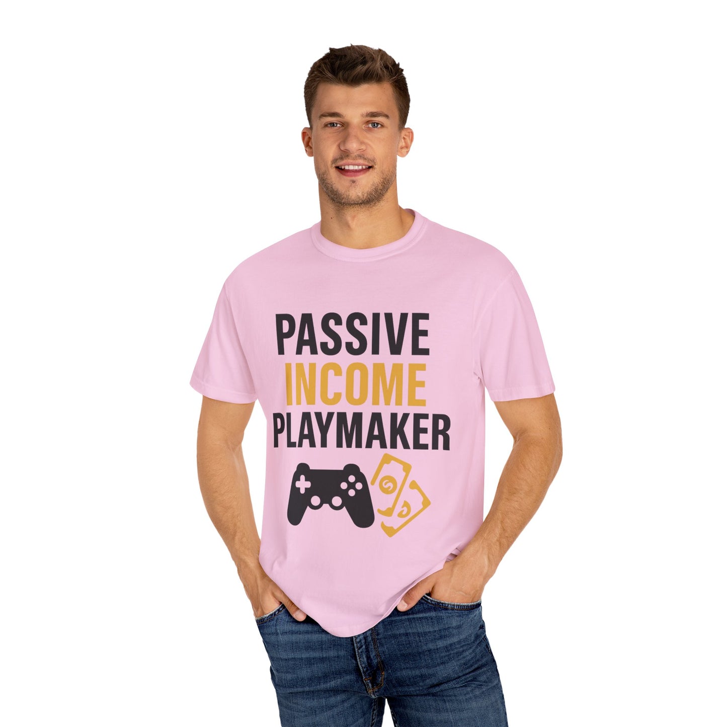 Gaming Passive Income T-shirt, Unisex Tee for Gamers, Perfect for Gifts, Casual Wear, Birthday, Game Night