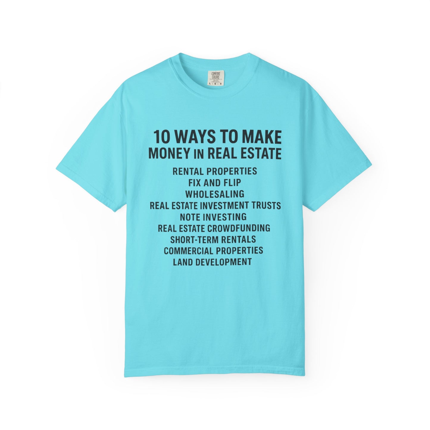 Real Estate Tips Unisex T-Shirt, Motivational Tee, Entrepreneur Gift, Money Making Shirt, Investing Humor Shirt