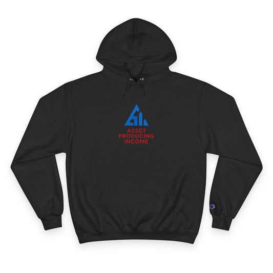 Champion Hoodie with 'Asset Producing Income' Design - Motivational Sweatshirt for Entrepreneurs, Gift for Business Owners, Cozy [...]